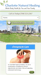 Mobile Screenshot of charlottenaturalhealing.com